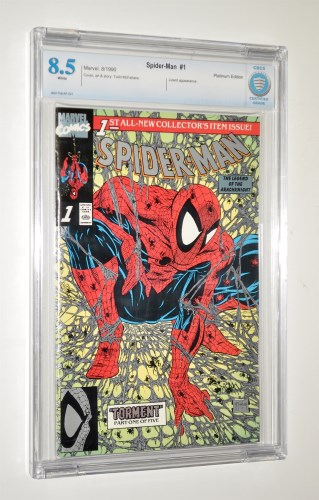 Lot 1051 - Spider-Man No.1 Platinum Edition, August 1990,...