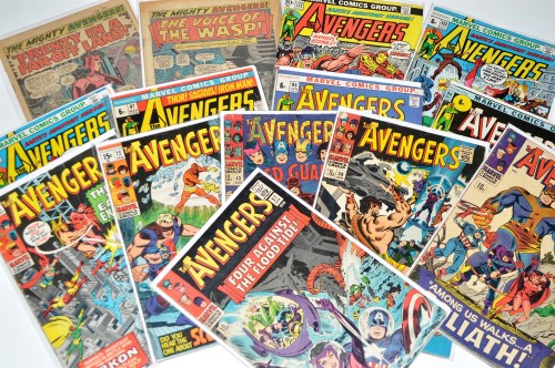Lot 1064 - The Avengers Nos.27 and 28, 39, 43, 72, 76, 94,...