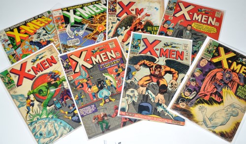 Lot 1074 - The X-Men Nos.18-22, 27, 65 and 66. (8)
