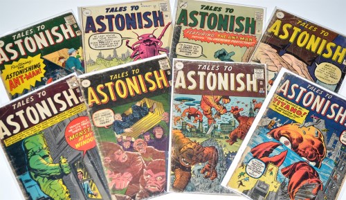 Lot 1097 - Tales To Astonish Nos.10, 29, 33, 34, 36, 37,...