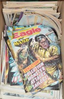 Lot 1146 - Sundry 1980's editions of Eagle Comic.
