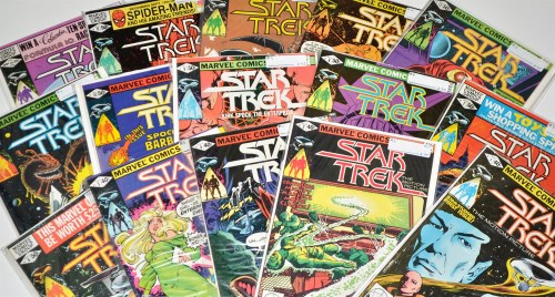 Lot 1313 - Star Trek, by Marvel Comics Nos.1, 2, 4-14 and...
