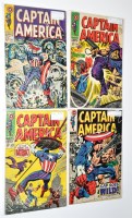 Lot 1379 - Captain America Nos.105-108 inclusive. (4)