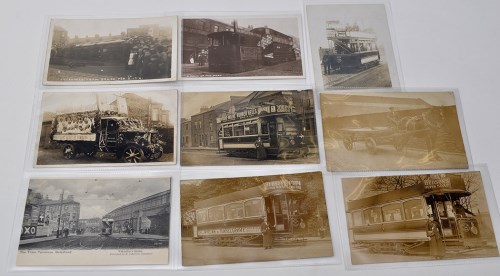 Lot 1 - Tram and railway interest: black and white...