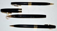 Lot 29 - A Sheaffer 550 fountain pen, in black plastic...