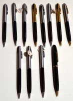 Lot 46 - Eleven Sheaffer Triumph propelling pencils;...