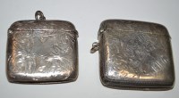 Lot 77 - Two silver vesta cases, one by W.G.B.,...