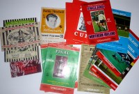 Lot 105 - Various football programmes, including:...