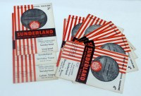 Lot 107 - Sunderland football programmes, to include:...