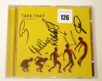 Lot 126 - A signed CD case of Take That, Progress.