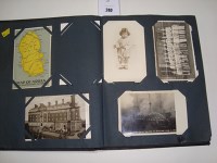 Lot 240 - An album of postcards, mainly of 20th Century...
