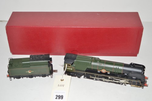 Lot 299 - Hornby Railways 00-gauge 4-6-2 locomotive,...