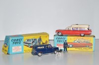 Lot 342 - Corgi Toys B.M.C. Mini Police Van with tracker...