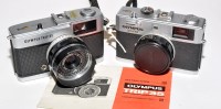 Lot 362 - An Olympus 35RC rangefinder camera; and an...