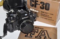 Lot 369 - A Nikon FA 35mm SLR camera (black) fitted a...