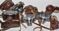 Lot 374 - Voigtlander Vito cameras - differing models,...