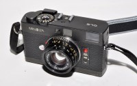 Lot 382 - A Minolta CLE rangefinder camera, fitted...