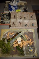 Lot 1016 - A quantity of cast-metal military and fantasy...