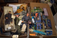 Lot 1021 - Two boxes of military interest models,...