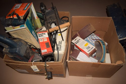 Lot 1059 - A collection of electric power tools,...