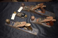 Lot 1103 - A 19th Century cast iron smoothing plane by...