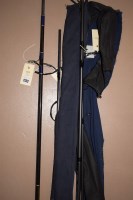 Lot 1132 - Three modern fishing rods, comprising: an 8ft....