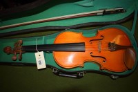 Lot 1207 - The Stentor Student violin, made in China,...