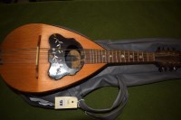 Lot 1217 - A late 19th Century Neapolitan mandolin, with...