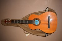 Lot 1225 - A B.M. Clasico Spanish guitar, in soft case.