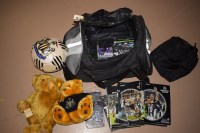 Lot 1237 - Newcastle United items, to include: ball; bag;...
