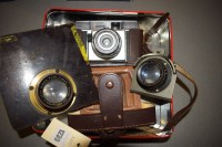 Lot 1239 - Russ, London: a camera lens; a Dallmeyer lens;...