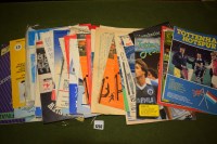 Lot 1252 - 1950's and later football programmes, to...