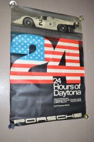 Lot 1264 - Two original Porsche posters: 24 Hours of...