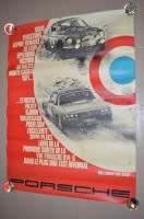 Lot 1265 - Two original posters for Porsche, Monte Carlo...