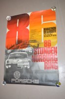 Lot 1266 - An original poster for Porsche, 86 Stunden...