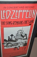 Lot 1274 - A Led Zeplin poster by the Warner...