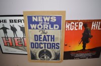 Lot 1275 - A News of the World 'The Death Doctors' poster,...