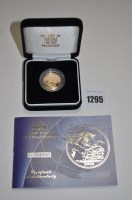 Lot 1295 - A United Kingdom gold proof sovereign 2003, -...