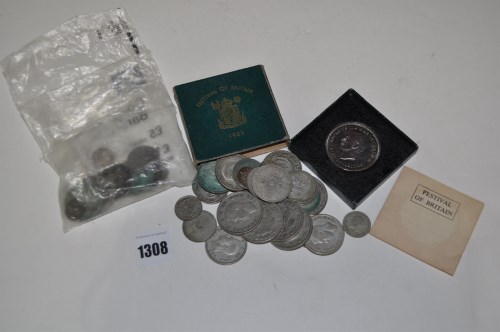 Lot 1308 - A quantity of 19th/20th Century coinage...