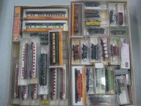 Lot 50 - A collection of N-gauge rolling stock,...