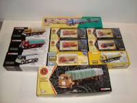 Lot 75 - Eleven Corgi die-cast articulated wagons, to...