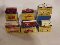 Lot 136 - Matchbox series emergency and other vehicles,...