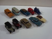 Lot 156 - Ten Dinky Toys die-cast model vehicles, to...