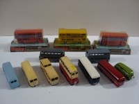 Lot 166 - A quantity of Dinky Toys buses, including:...