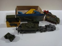 Lot 169 - A quantity of Dinky Army vehicles and others,...