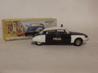 Lot 174 - A Dinky Toys French Citroen DS19 Police, 501,...