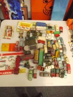 Lot 187 - A collection of play worn DInky die-cast model...