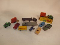 Lot 188 - Dublo Dinky Toys to include: two Land Rover...