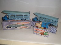 Lot 201 - Two Dinky Toys Pullmore car transporters, 982,...