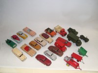 Lot 206 - A collection of unboxed Dinky Toy vehicles and...